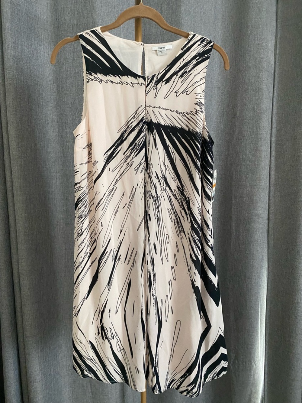 NWT BAR III - Sleeveless Abstract Print A-Line Dress